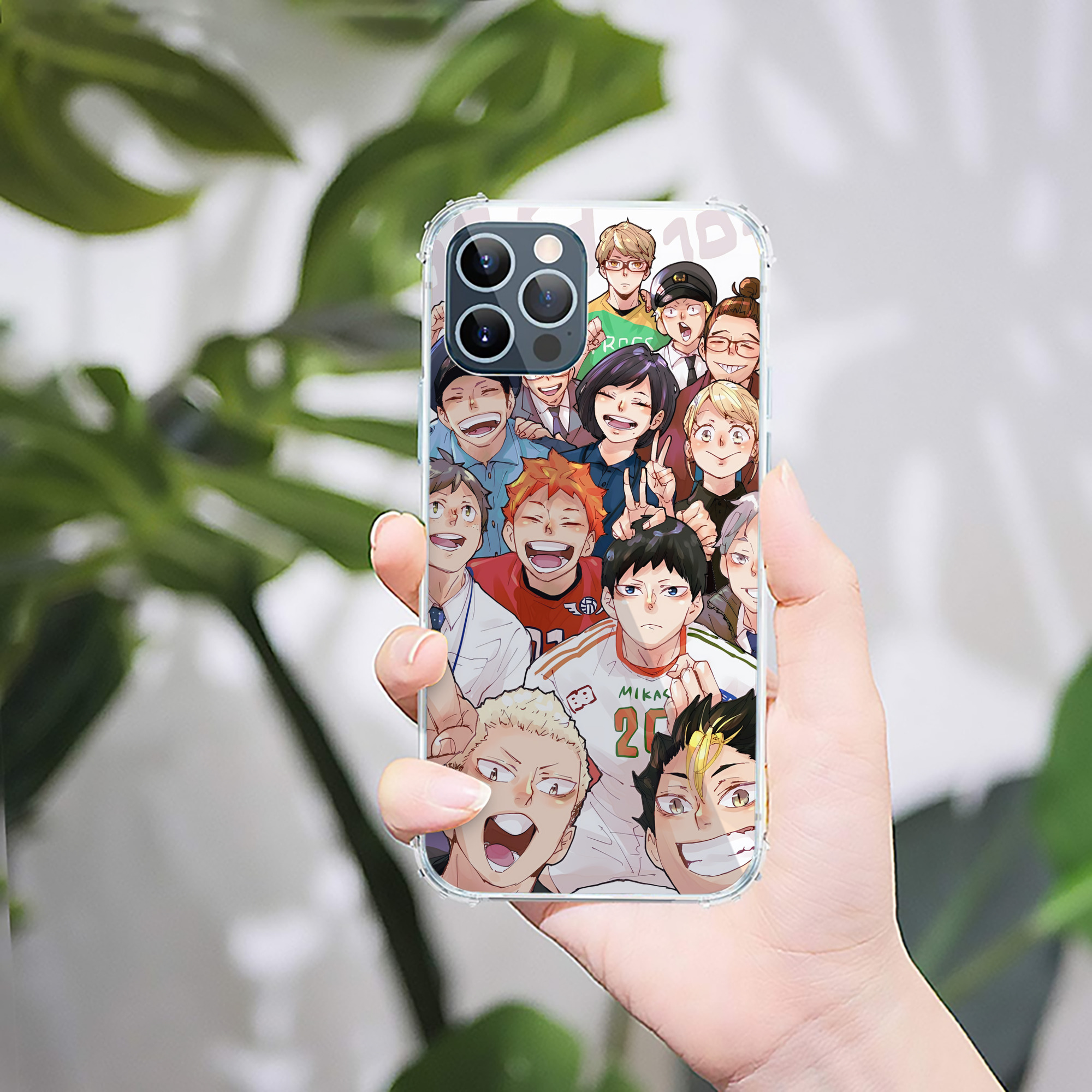 （画像用） ハイキュー!! Haikyu!! 【iPhone 12シリーズ対応】透明スマホケース（クリアソフトケース）